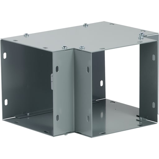 Square-D / Schneider - Square D LDB6T 6 x 6 Inch NEMA 1 16 Gauge Steel Hinged Cover Wireway Tee