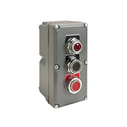 Square-D / Schneider - Square D 9001KYK317 600 VAC 10 Amp 1NO 1NC NEMA 1/3/4/13 Die-Cast Zinc Push Button Control Station