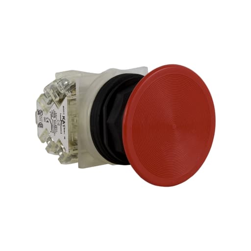 Square-D / Schneider - Square D 9001SKR5RH13 30 mm 600 VAC Momentary 1NO 1NC Red Lens Plastic Bezel Non-Illuminated Push Button