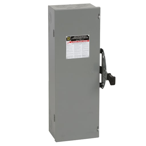 Square-D / Schneider - Square D DTU362 Safety Switch Not Fusible NEMA-1 600V 60A 3P , Double Throw