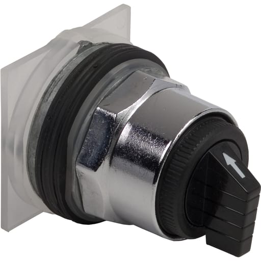 Square-D / Schneider - Square D 9001KS59B 30 mm 3-Position Momentary/Maintained/Momentary Knob Non-Illuminated Selector Switch Operator