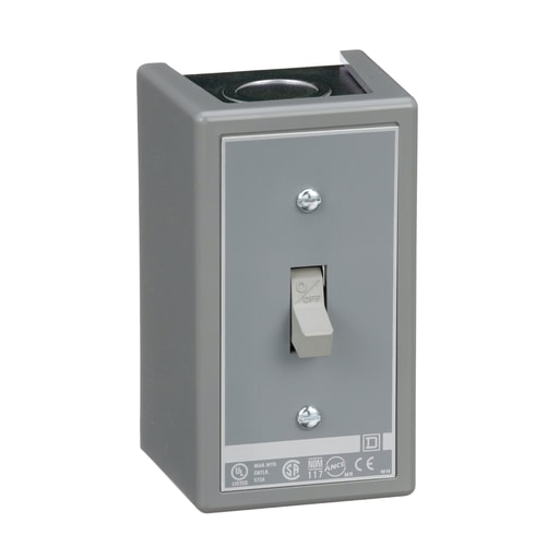 Square-D / Schneider - Square D 2510KG6 600 VAC 230 VDC 30 Amp 20 Hp 3-Pole NEMA 1 3-Phase Manual Switch