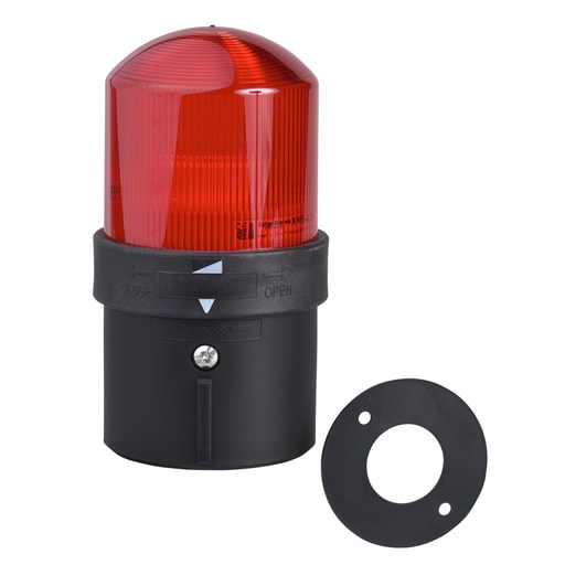 Square-D / Schneider - Square D XVBL4B4 70 mm 48 VDC 40 mA 10 W Red Polycarbonate Flash LED Illuminated Beacon