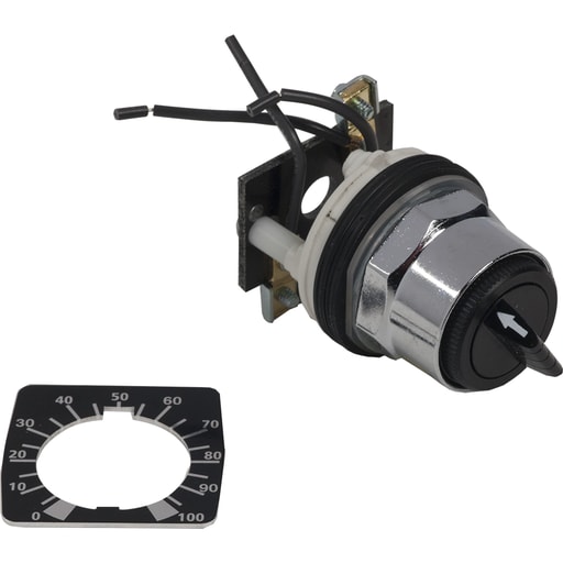 Square-D / Schneider - Square D 9001K20 300 VAC 2 W NEMA 4/13 Single Potentiometer Operator
