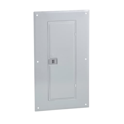 Square-D / Schneider - Square D QOC32UF Load Center Cover, 32 Circuits, Flush-Mount, NEMA-1, Gray