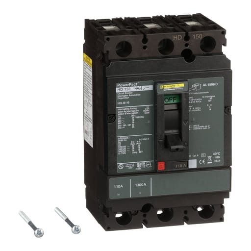 Square-D / Schneider - Square D HDL36110 600 Volt 110 Amp Molded Case Circuit Breaker
