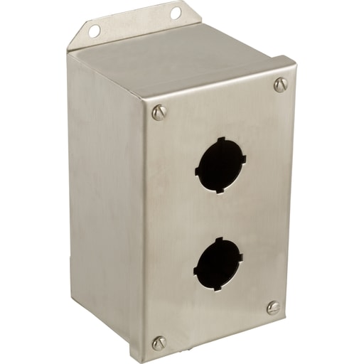Square-D / Schneider - Square D 9001KYSS2 4.18 x 7.74 x 3.63 Inch NEMA 1/3/4/4X/13 2-Hole Push Button Control Station Enclosure