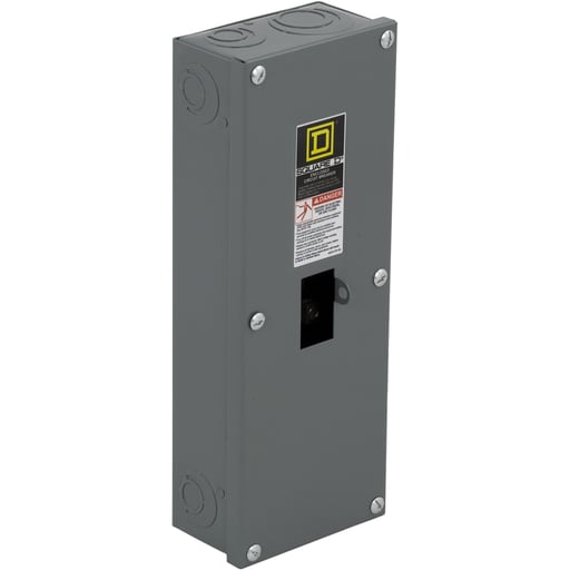 Square-D / Schneider - Square D QO2125BNS 2-Pole 125 Amp 120/240 Volt Plug-On Thermal Magnetic Enclosure Miniature Circuit Breaker