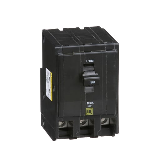 Square-D / Schneider - Square D QO3100 Miniature Circuit Breaker 100A 240V 3Ph , Plug-On