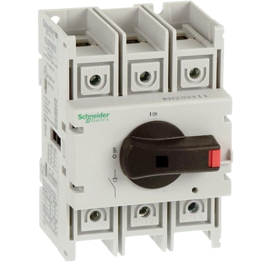 Square-D / Schneider - Square D VLS3P063R2 DISCONNECT SWITCH, 3 POLE 63A UL98 D.S. DIN RAIL MOUNT