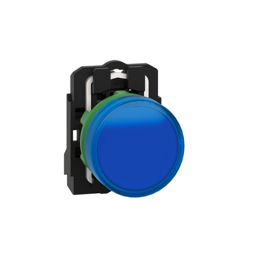 Square-D / Schneider - Square D XB5AVG6 22 mm 120 VAC 14 mA Blue Round Pilot Light with LED