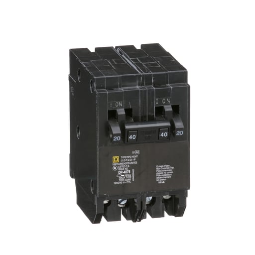Square-D / Schneider - Square D HOMT2020240 120/240 Volt 20 Amp Miniature Circuit Breaker