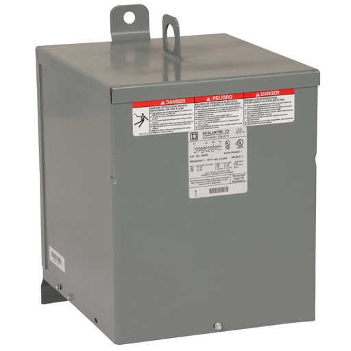 Square-D / Schneider - Square D 5S40F 5 kVa 480 VAC Primary 120/240 VAC Secondary Dry Type General Purpose Transformer
