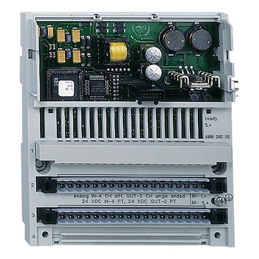 Square-D / Schneider - Square D 170AEC92000 125 x 47.5 x 141.5 mm 24 VDC 280 mA 200 kHz 6-Input 4-Output High Speed Counter Module Base