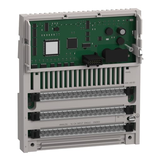 Square-D / Schneider - Square D 170AAI14000 125 x 47.5 x 141.5 mm 24 VDC 16-Channel Analog Input Base