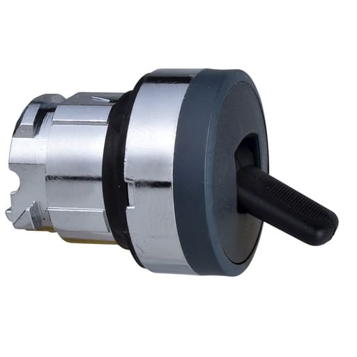 Square-D / Schneider - Square D ZB4BD48 22 mm Black Round 2-Position Momentary Toggle Switch