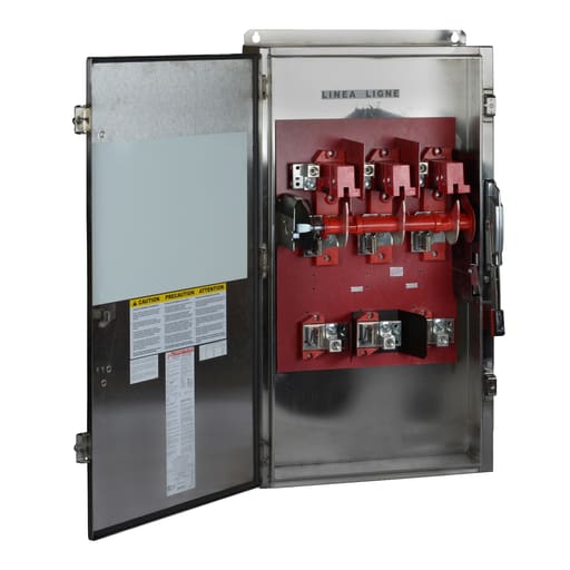 Square-D / Schneider - Square D H366DS 600 VAC 600 Amp 3-Pole Class H/J/K/L/R Fusible Heavy Duty Safety Switch