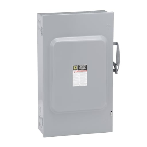 Square-D / Schneider - Square D D224N Safety Switch Fusible 200A 2P NEMA-1 240V Single Throw