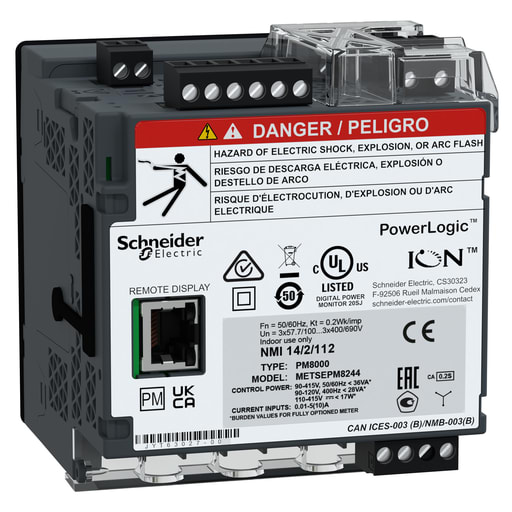 Square-D / Schneider - SQD METSEPM8244 Power quality meter