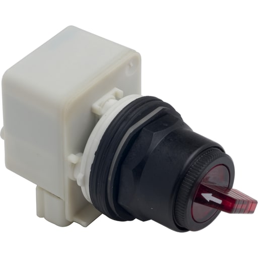 Square-D / Schneider - Square D 9001SK11J1R 30 mm 2-Position Red Maintained Knob Illuminated Selector Switch Operator