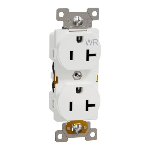 Square-D / Schneider - SQD SQR42204WH Socket-outlet, X Ser