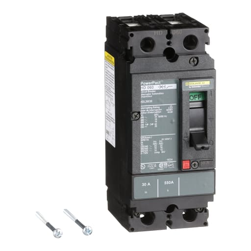 Square-D / Schneider - Square D HDL26030 600 Volt 30 Amp Molded Case Circuit Breaker
