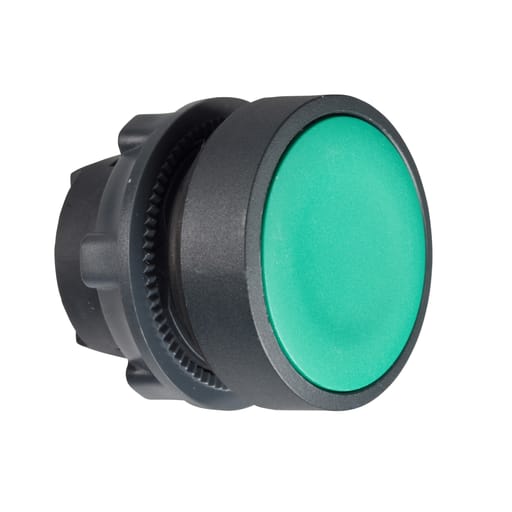 Square-D / Schneider - Square D ZB5AH03 22 mm Green Flush Non-Illuminated Push-On/Push-Off Push Button Operator