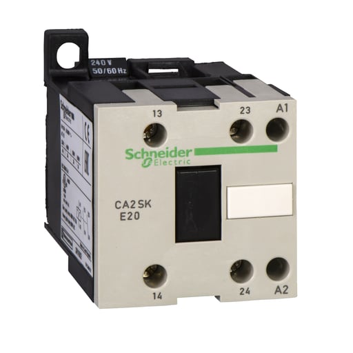 Square-D / Schneider - Square D CA2SKE20T7 690 VAC 480 VAC 10 Amp 4.2 VA 4-Pole IEC Control Relay