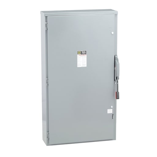 Square-D / Schneider - Square D H365R 600 VAC 400 Amp 3-Pole Class H/J/K/L/R Fusible Heavy Duty Safety Switch