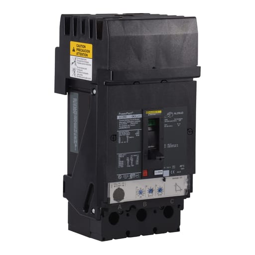 Square-D / Schneider - Square D JJA36250U31X 3-Pole 250 Amp 600 Volt Electronic Trip Molded Case Circuit Breaker