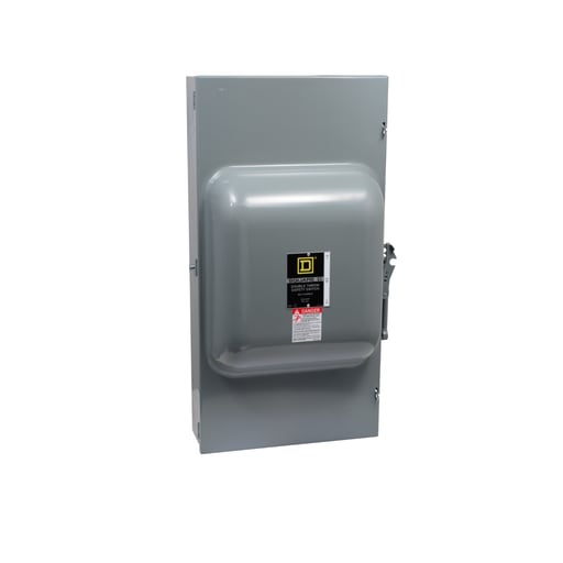 Square-D / Schneider - Square D 82254N 240 VAC 200 Amp 2-Pole Steel NEMA 1 Non-Fusible Double Throw Safety Switch