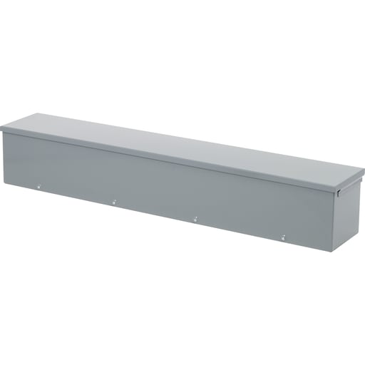 Square-D / Schneider - Square D RDB84 8 x 8 Inch x 4 Foot NEMA 3R 14 Gauge Steel Gray Polyester Powder Coated Raintight Wiring Trough