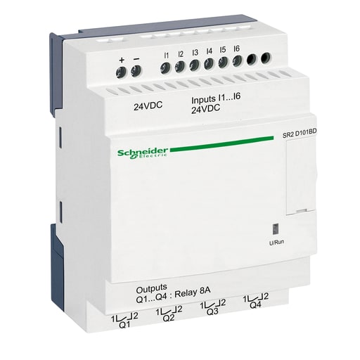 Square-D / Schneider - Square D SR2D101BD COMPACT SMART RELAY, SR BL 10 I-O 24VDC WC