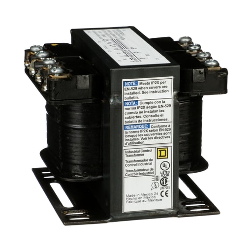Square-D / Schneider - Square D 9070T75D13 75 VA 120 VAC Primary 12/24 VAC Secondary 1-Phase Control Transformer