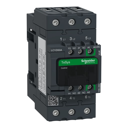 Square-D / Schneider - SQD LC1D50AKUE IEC contactor, TeSys