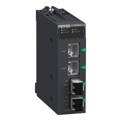 Square-D / Schneider - Square D BMXNRP0200 FIBER CONVERTER MM/LC 2CH 100MB