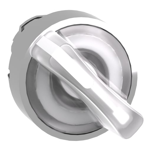 Square-D / Schneider - Square D ZB4BK1413 22 mm 2-Position White Maintained/Momentary Lever Illuminated Selector Switch Operator