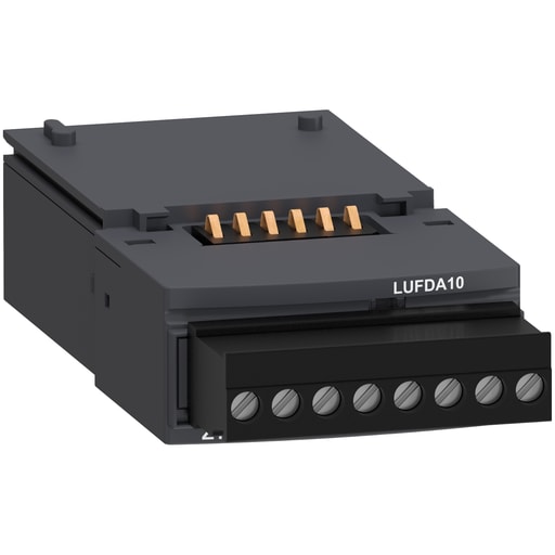 Square-D / Schneider - Square D LUFDA10 24 to 240 VAC/VDC 1NO Screw Clamp Terminal Starter Function Module