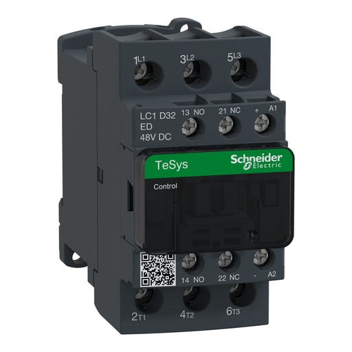 Square-D / Schneider - Square D LC1D32ED CONTACTOR 600VAC 32AMP IEC +OPTIONS