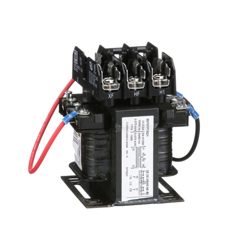 Square-D / Schneider - Square D 9070TF75D1 75 VA 240 x 480 VAC Primary 120 VAC Secondary 1-Phase Control Transformer