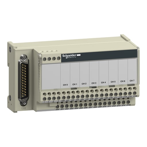 Square-D / Schneider - Square D ABE7CPA02 2 Module Screw Terminal Connection Sub Base