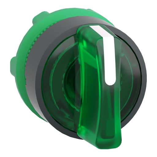 Square-D / Schneider - Square D ZB5AK1333 22 mm 3-Position Green Maintained Lever Illuminated Selector Switch Operator