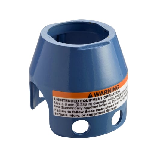 Square-D / Schneider - Square D ZBZ1606 22 mm Blue Emergency Stop Function Metal Padlockable Push Button Guard