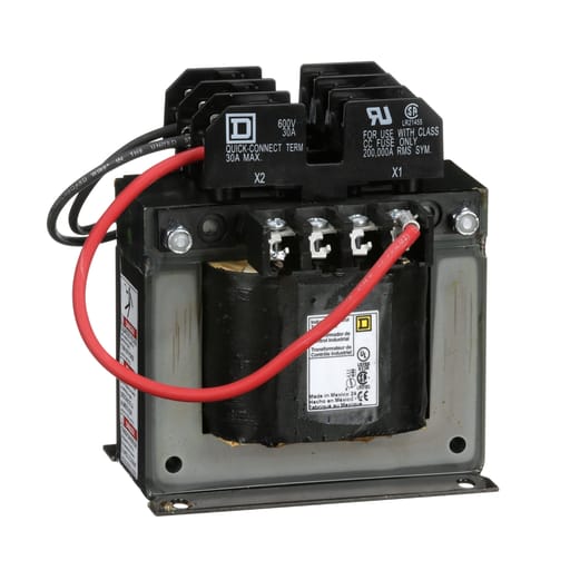 Square-D / Schneider - Square D 9070TF300D1 300 VA 240 x 480 VAC Primary 120 VAC Secondary 1-Phase Control Transformer