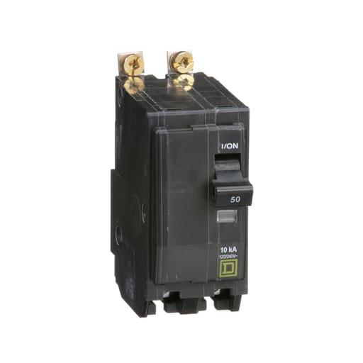 Square-D / Schneider - Square D QOB250 Miniature Circuit Breaker 50A 120/240V 1Ph 2P , Bolt-On