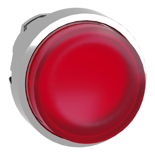 Square-D / Schneider - Square D ZB4BH43 22 mm Red Round Extended Push-On/Push-Off Illuminated Push Button Operator