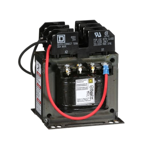 Square-D / Schneider - Square D 9070TF200D1 200 VA 240 x 480 VAC Primary 120 VAC Secondary 1-Phase Control Transformer