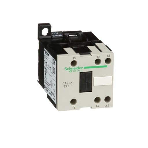 Square-D / Schneider - Square D CA2SKE20G7 120 VAC 10 Amp 4.2 VA 4-Pole IEC Control Relay