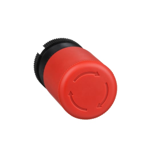 Square-D / Schneider - Square D ZA2BS834 30 mm Red Mushroom Push to Maintained Trigger Action Push Button Head