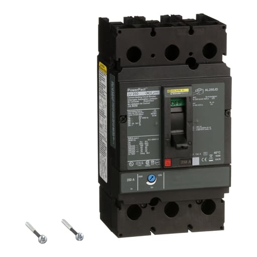 Square-D / Schneider - Square D JJL36250 600 Volt 250 Amp Molded Case Circuit Breaker